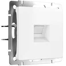 Изображение Розетка Ethernet RJ-45 cat. 6A экранированная (белый матовый) W5120001