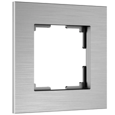 Изображение Рамка на 1 пост AluMax (алюминий) W0013506